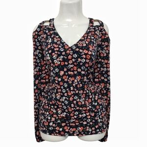 Michael Kors - Floral Cold Shoulder Blouse